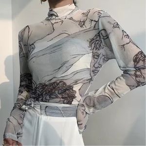 NWT Long Sleeve Elegant Top